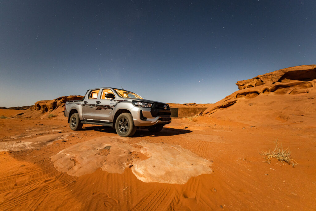 4x4 jeep tour in Wadi Rum desert